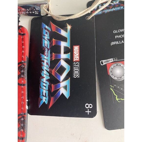 Loungefly Disney Marvel Thor Love & Thunder Flap Wallet NEW - Picture 4 of 11